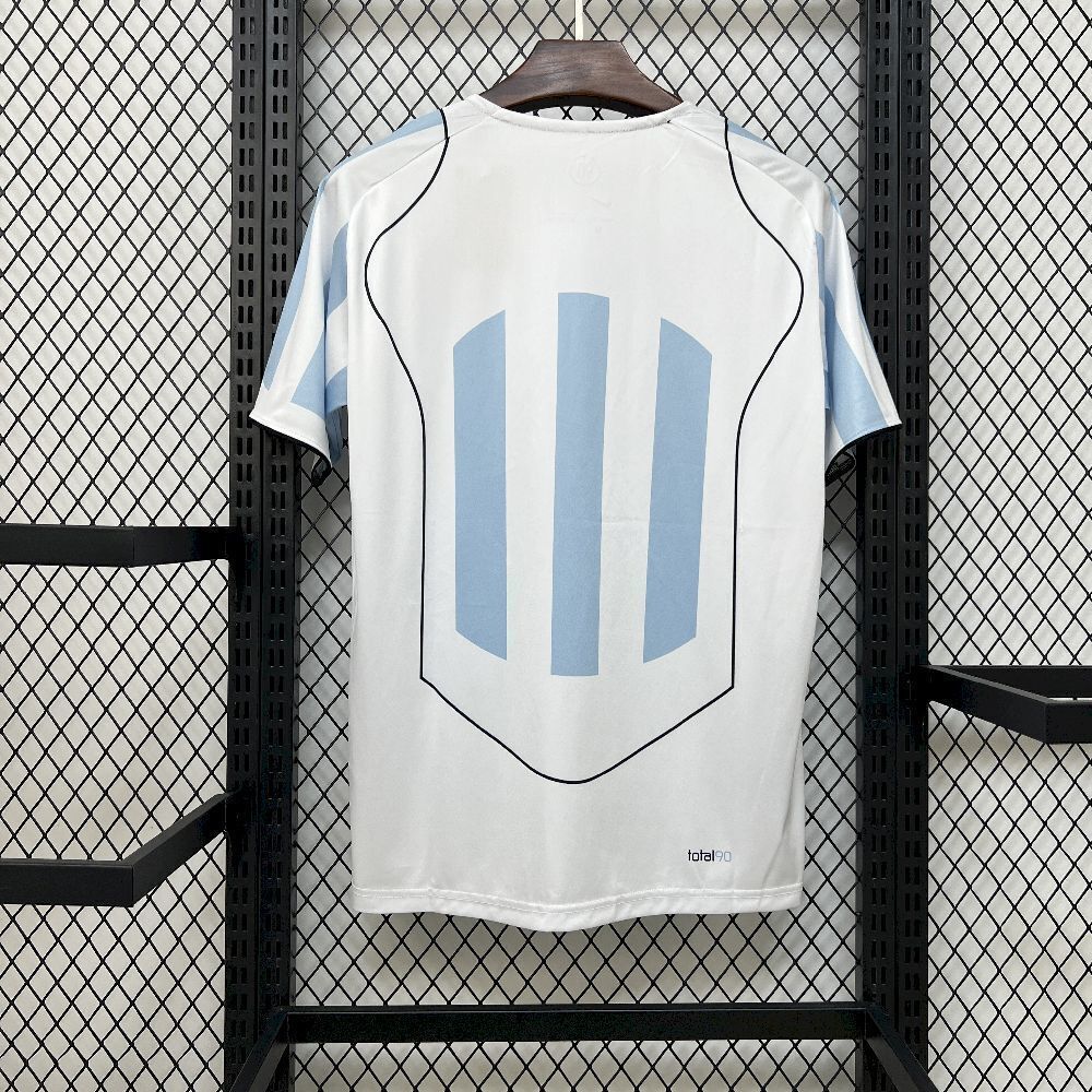 MAILLOT NIKE DRI-FIT 90 BLANC/BLEU 2025/2026